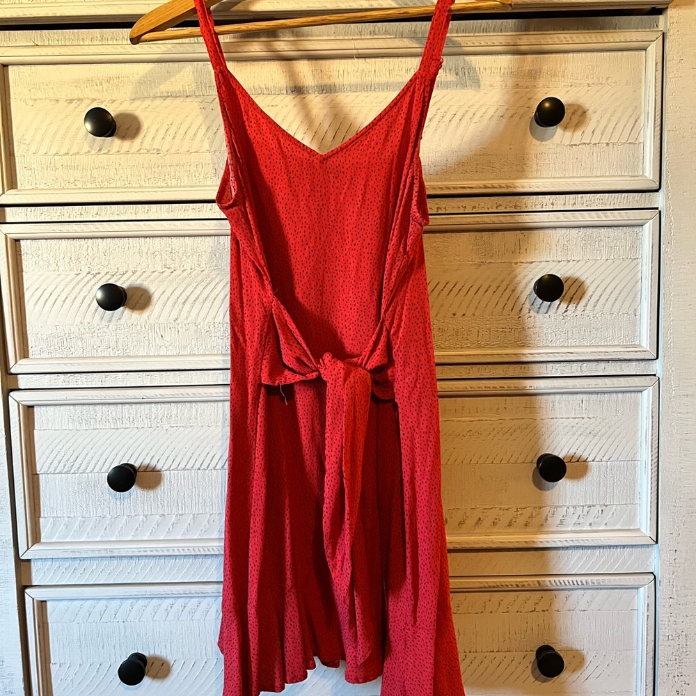 Express Vibrant Red Mini Dress